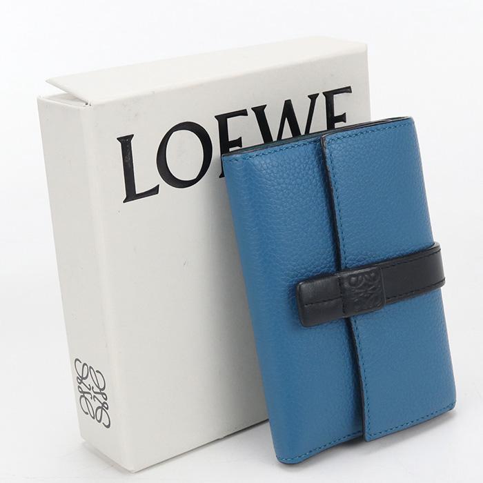 LOEWE（ロエベ） 中古良品 三つ折り財布 バーティカルウォレット