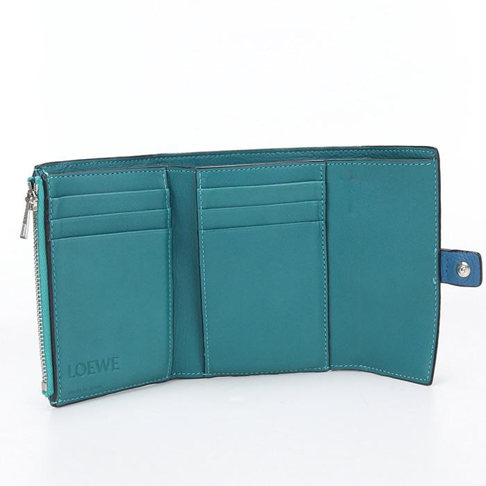 LOEWE（ロエベ） 中古良品 三つ折り財布 バーティカルウォレット
