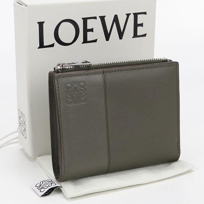 LOEWE（ロエベ） 中古良品 二つ折り財布 スリムコンパクトウォレット