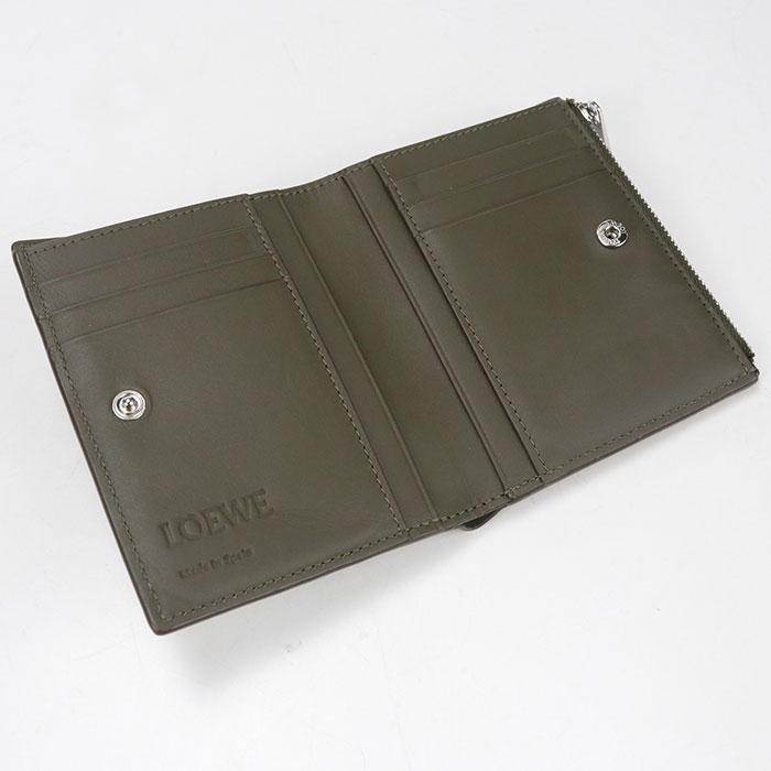 LOEWE（ロエベ） 中古良品 二つ折り財布 スリムコンパクトウォレット