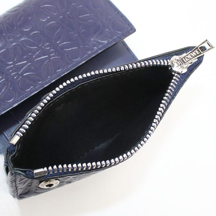 LOEWE（ロエベ） 中古良品 三つ折り財布 バーティカルコンパクト