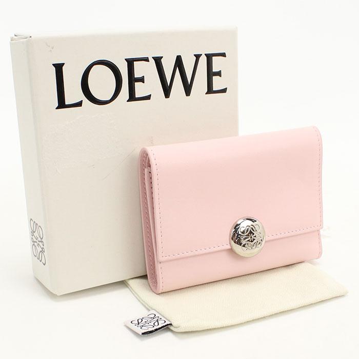 LOEWE（ロエベ） 中古良品 三つ折り財布 CANBS33X01 バーティカル 
