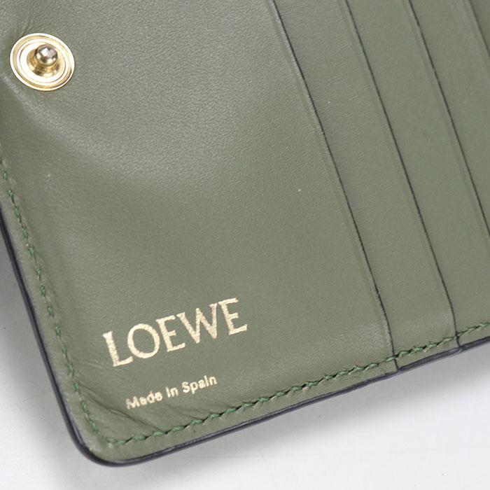 LOEWE（ロエベ） 中古良品 二つ折り財布 リピートアナグラム