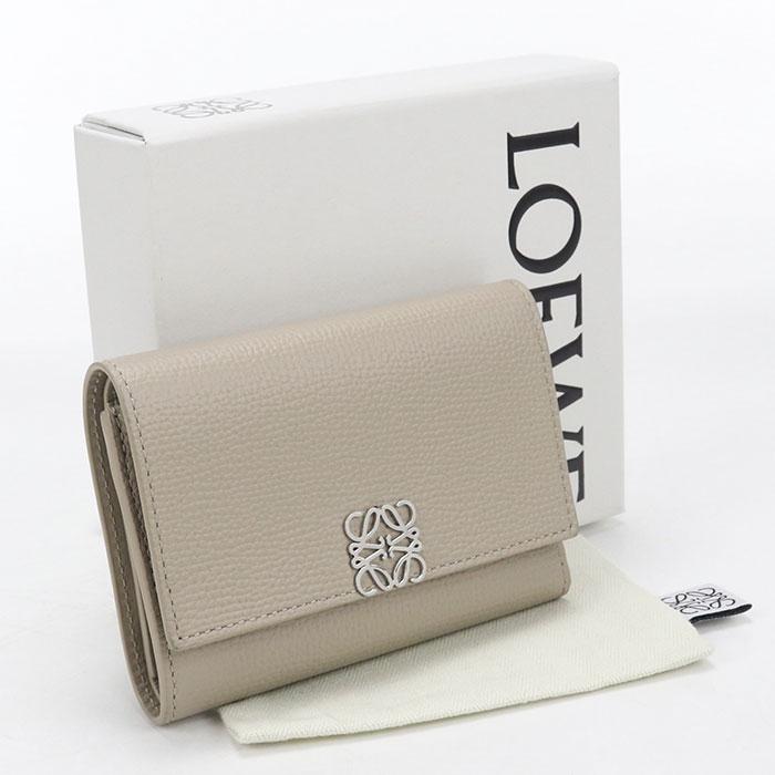 LOEWE（ロエベ） 中古良品 三つ折り財布 C821S33X12 バーティカル 