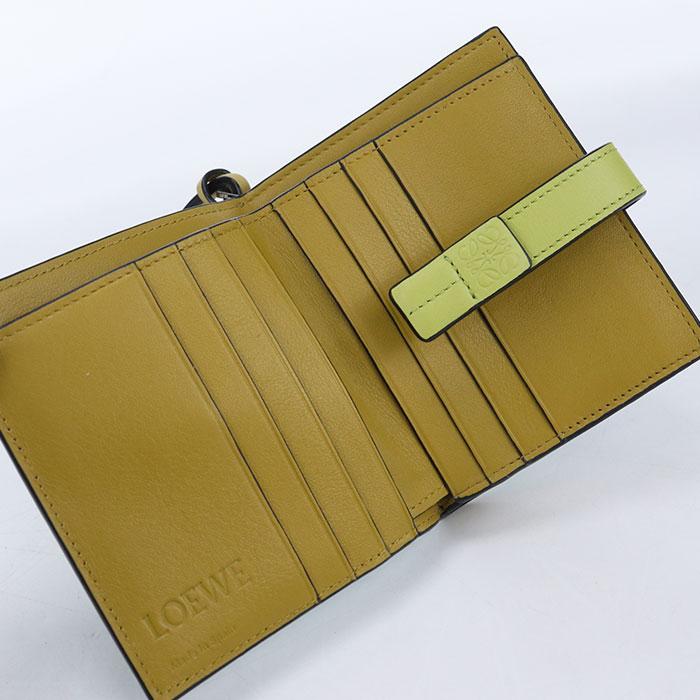 LOEWE（ロエベ） 中古良品 二つ折り財布 C660Z41X02 コンパクトジップ