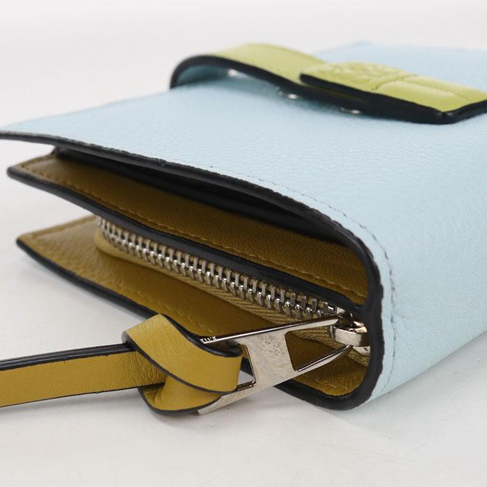 LOEWE（ロエベ） 中古良品 二つ折り財布 C660Z41X02 コンパクトジップ