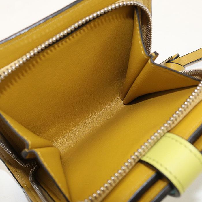 LOEWE（ロエベ） 中古良品 二つ折り財布 C660Z41X02 コンパクトジップ