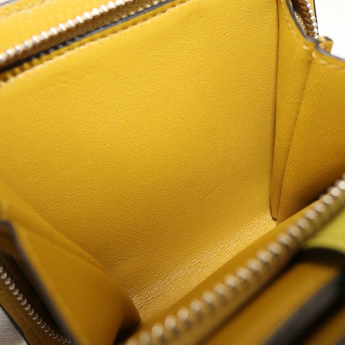 LOEWE（ロエベ） 中古良品 二つ折り財布 C660Z41X02 コンパクトジップ