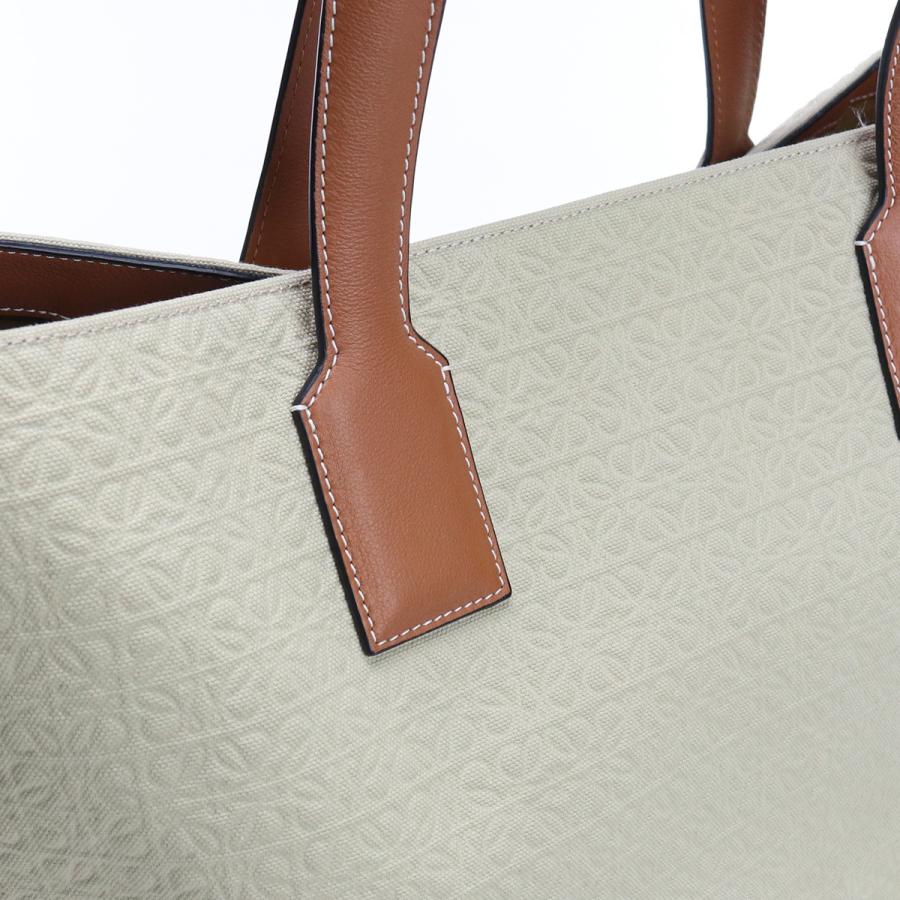中古良品ロエベLOEWE アナグラム リピート トートバッグ キャンバス 中古良品ロエベLOEWE アナグラム リピート トートバッグ キャンバス