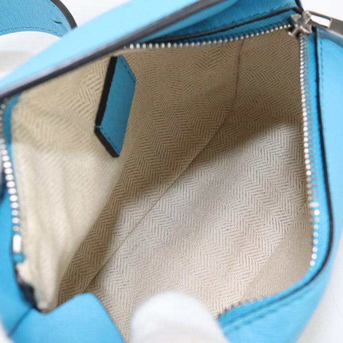 中古良品LOEWE ロエベ ボディバッグ バムバッグ ミニ パズル メンズ ブルー LOEWE（ロエベ） 中古良品 ボディバッグ バムバッグ ミニ パズル