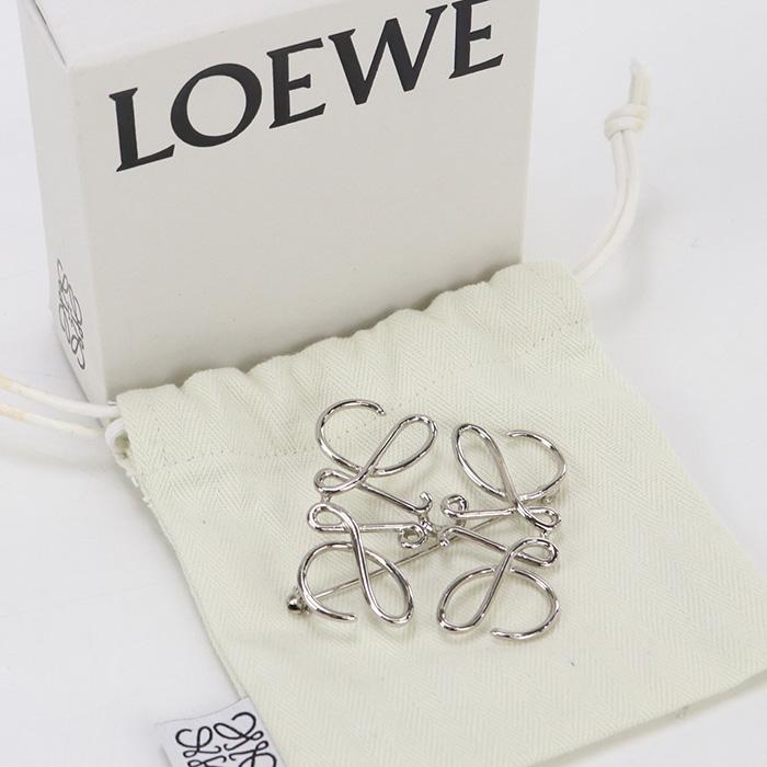 LOEWE 中古良品 ロエベ ブローチ 111.25.020 アナグラム レディース  