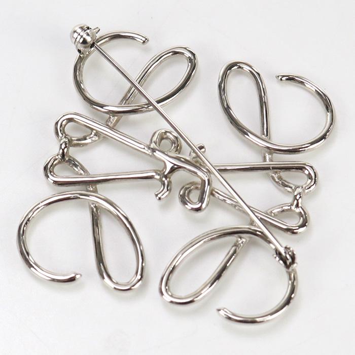 LOEWE 中古良品 ロエベ ブローチ 111.25.020 アナグラム レディース  