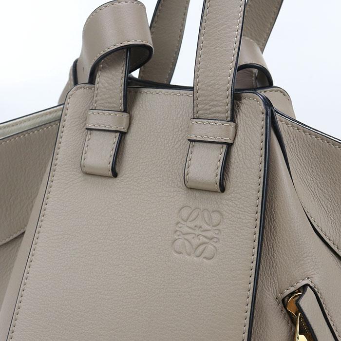 中古良品LOEWE ロエベ ハンドバッグ ハンモックバッグ レディース グレー LOEWE（ロエベ） 中古良品 ハンドバッグ ハンモックバッグ レディース