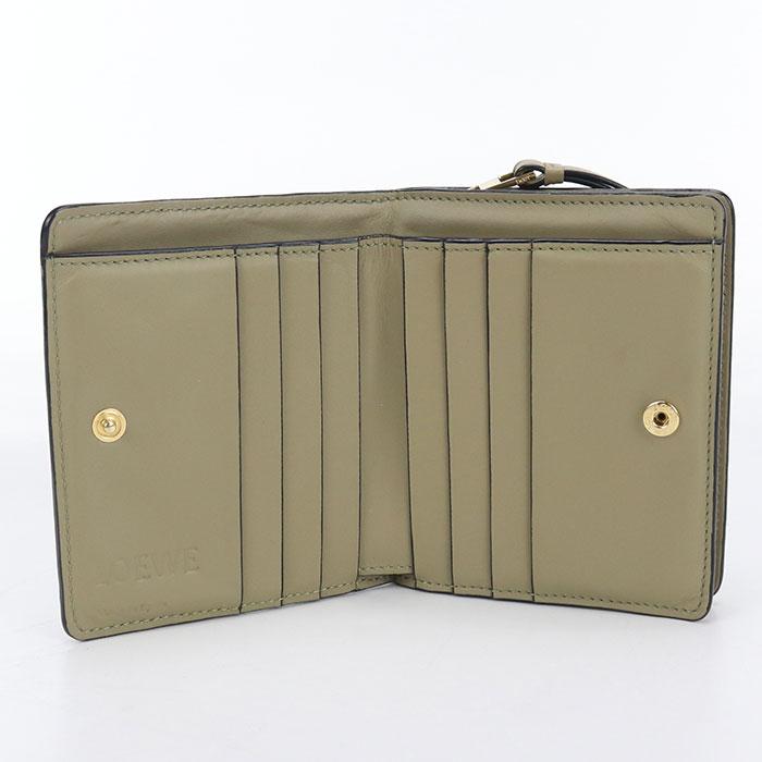 LOEWE（ロエベ） 中古良品 二折財布 C510Z41X01 コンパクト ジップ