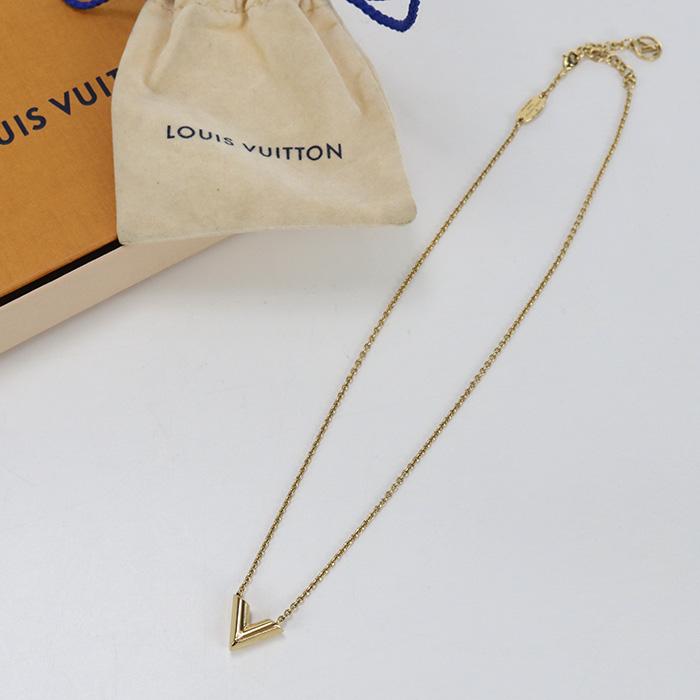 LOUIS VUITTON 中古良品ルイ ヴィトンLOUIS ネックレス・エセンシャルV 