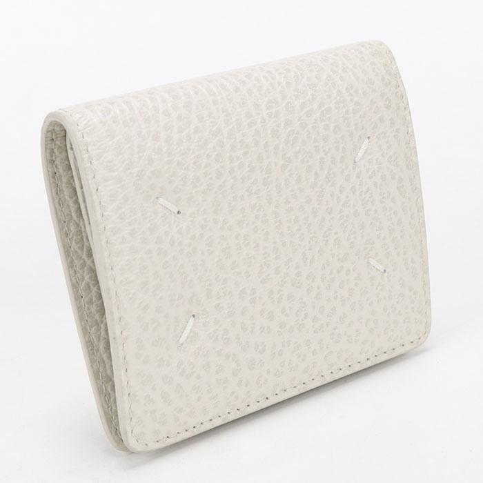 美品 マルジェラ 4ステッチ ミディアムスモールウォレット 折り財布 ラウンド メンズ 美品 マルジェラ 4ステッチ ミディアムスモールウォレット 折り