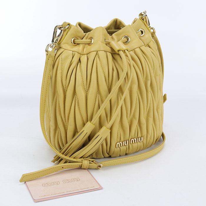 miu miu（ミュウミュウ） 中古良品 MIUMIU(OUTLET) アウトレット 斜め