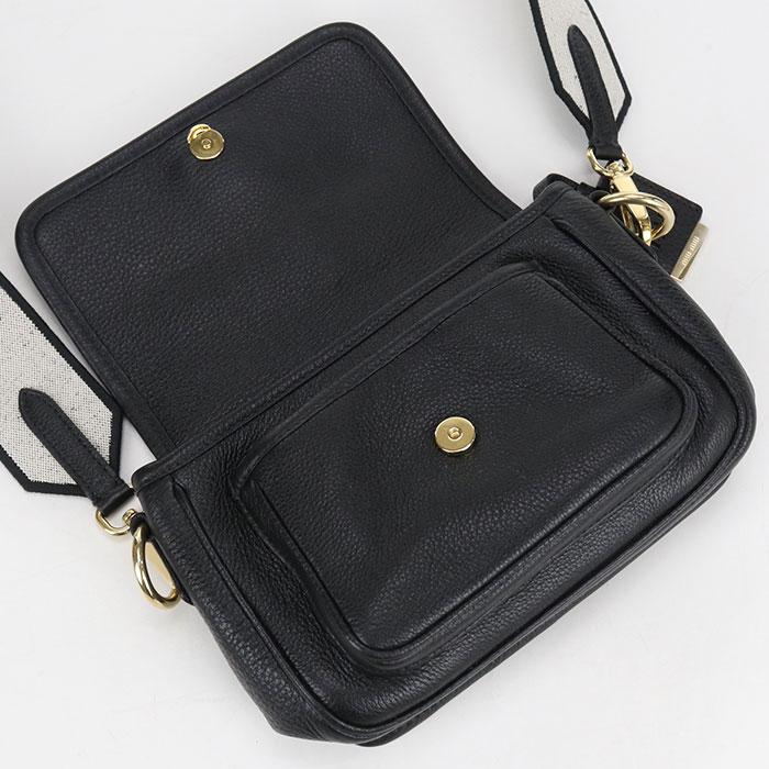 中古良品MIUMIU(OUTLET) ミュウミュウ アウトレット ショルダーバッグ 5BD239 2F57 F0002 レディース ブラック miu miu（ミュウミュウ） 中古良品 MIUMIU(OUTLET) アウトレット