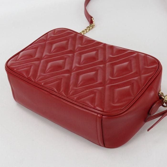 miumiu チェーンショルダーバッグ　赤　中古 miu miu（ミュウミュウ） 中古良品 MIUMIU(OUTLET) アウトレット 斜め