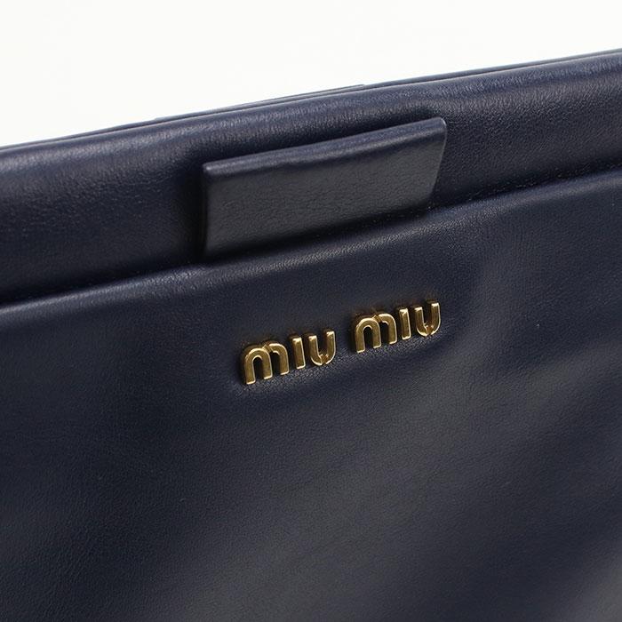 中古良品 MIUMIU(OUTLET) ミュウミュウ アウトレット 斜め掛け ショルダーバッグ 5BH356 2A8P F0016 2WAYの画像