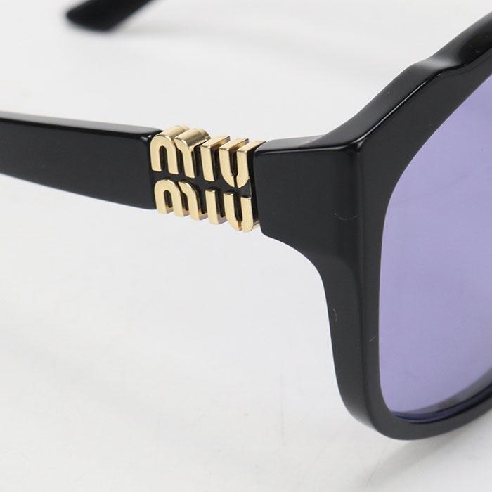 中古・未使用 MIUMIU(OUTLET) ミュウミュウ アウトレット サングラス SMU A07-F  レディース ブラックの画像