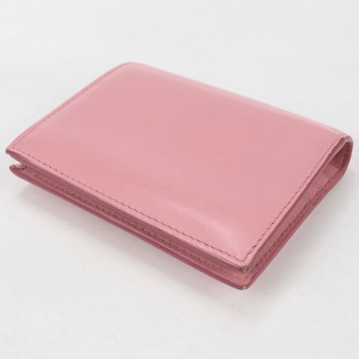 MIUMIU 二つ折り財布 ピンク miu miu（ミュウミュウ） 中古 MIUMIU(OUTLET) アウトレット 二つ折り