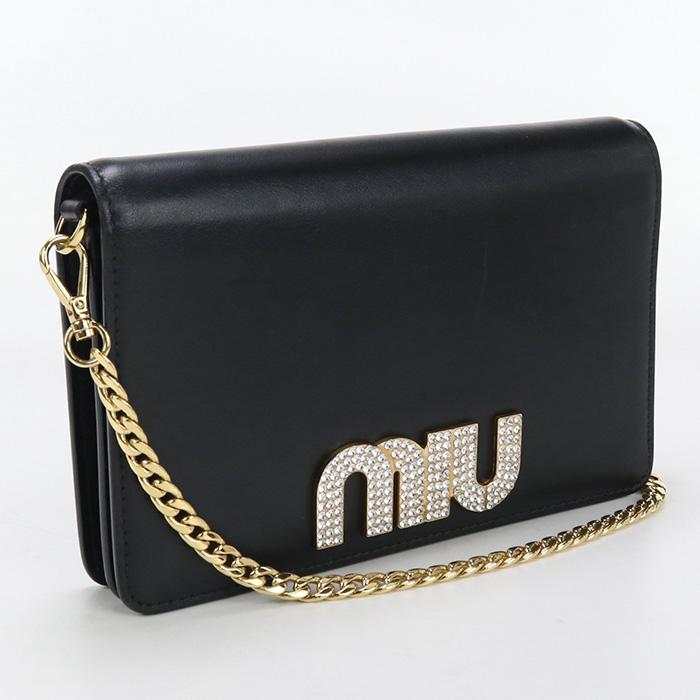 miu 中古良品ミュウミュウ アウトレットMIUMIUOUTLET チェーン 