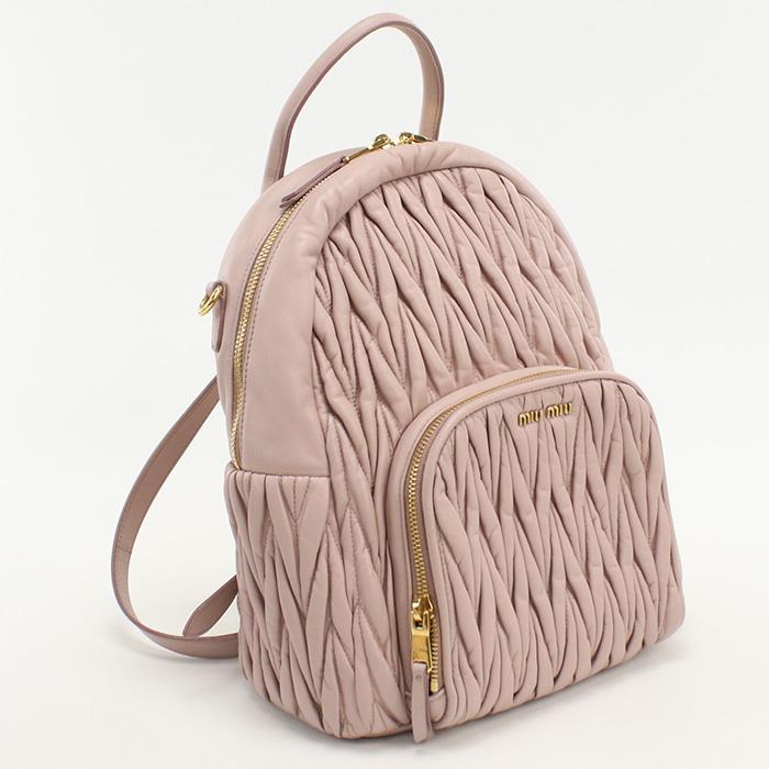 miumiu ミュウミュウ アーカイブ バックパック リュック 中古 miu miu（ミュウミュウ） 中古良品 MIUMIU(OUTLET) アウトレット