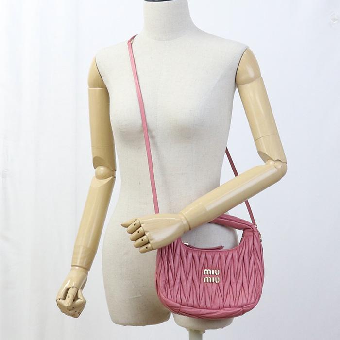 miu 【中古・未使用】 MIUMIU ハンド 5BC125 N88 ワンダー ホーボー  