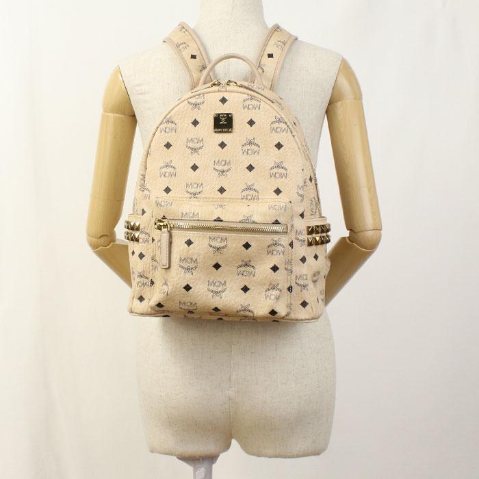 中古良品 MCM エムシーエム リュック MMK6SVE37 IG001 バックパック 