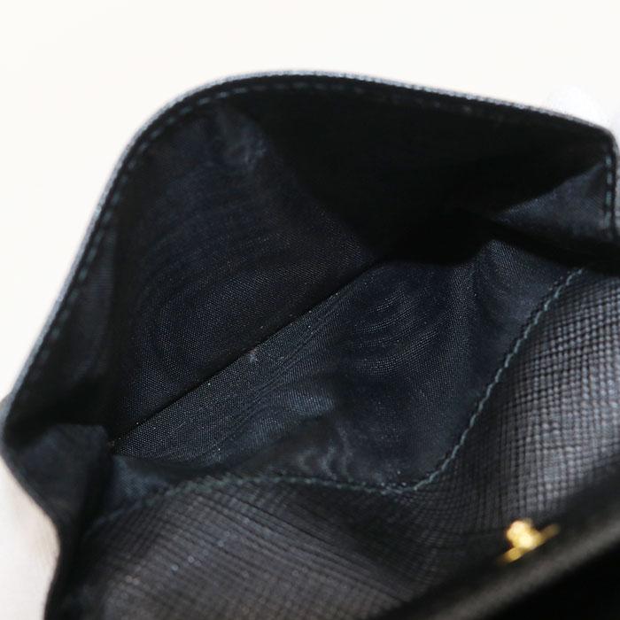 PRADA（プラダ） 中古良品 二折財布 サフィアーノレザー財布