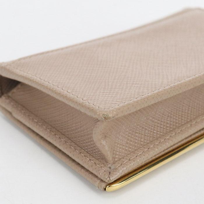 PRADA（プラダ） 中古良品 名刺入れ カードケース サフィアーノレザー