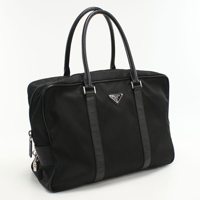 PRADA（プラダ） 中古良品 ブリーフケース メンズ ブラック : ビッグ