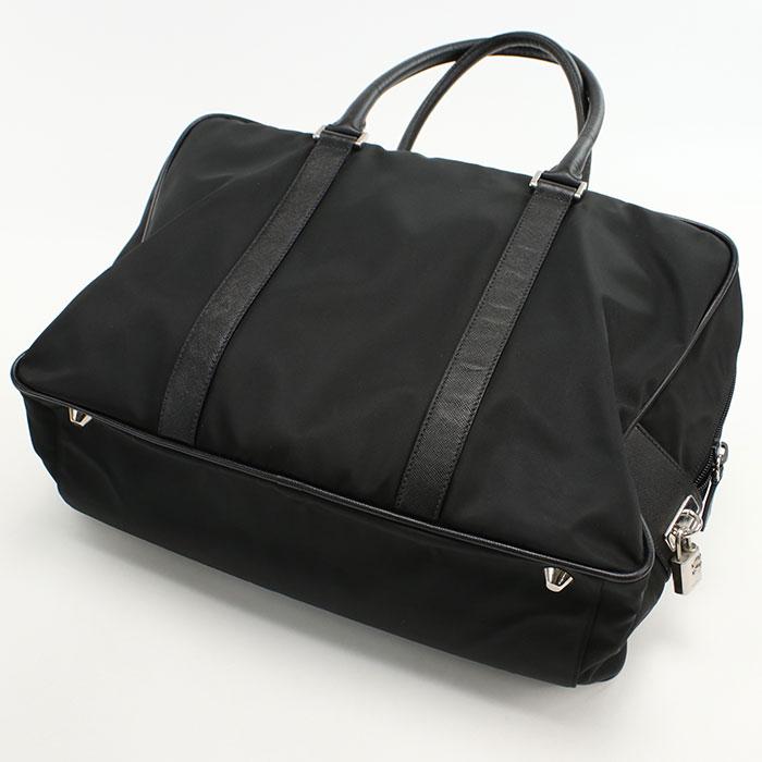 PRADA（プラダ） 中古良品 ブリーフケース メンズ ブラック : ビッグ