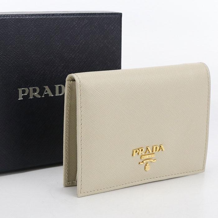 PRADA（プラダ） 中古良品 二つ折り財布 1MV204 サフィアーノ