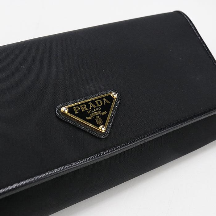 プラダ長財布 正規品 関税込】◇PRADA プラダ◇サフィアーノ レザー ロゴ 長財布 (PRADA/長