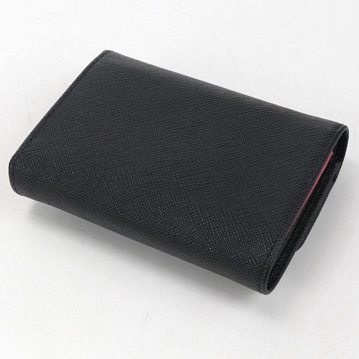 PRADA（プラダ） 中古・未使用 三つ折り財布 サフィアーノマルチカラー 