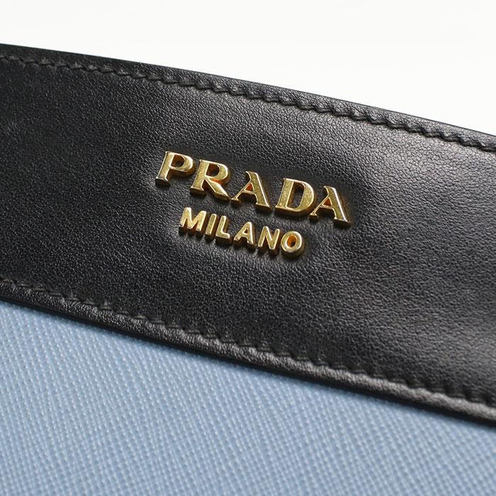 プラダ ショルダーバッグ レザー 1BH079 ブルー レディース PRADA  中古 PRADA（プラダ） ショルダーバッグ レザー 1BH079 ブルー レディース