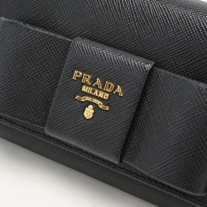 美品✨プラダ 長財布 2つ折りサフィアーノレザー 1MH132 ゴールド 本革 PRADA（プラダ） 中古良品 長財布二折 1MH132 サフィアーノレザー