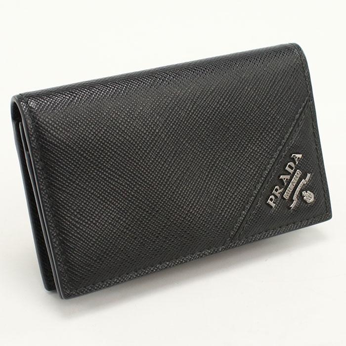 お値下げ❣️​未使用品PRADA 名刺入れ2MC122 サフィアーノ バイカラー PRADA（プラダ） 中古良品 名刺入れ 2MC122 カードケース サフィアーノ