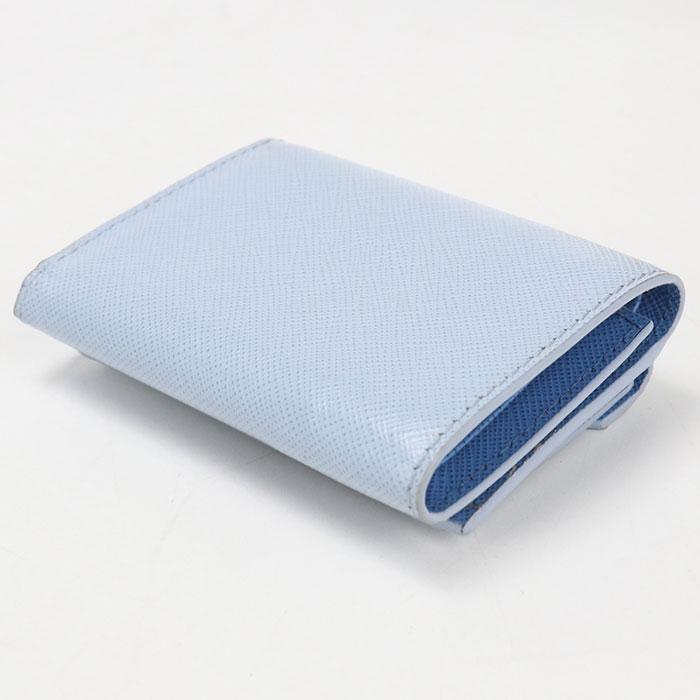 PRADA（プラダ） 中古良品 三つ折り財布 サフィアーノレザー