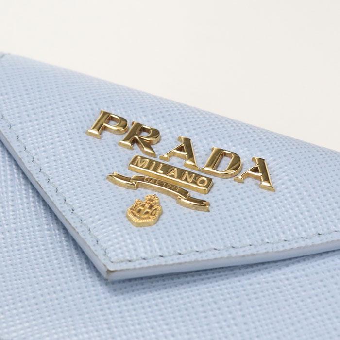 PRADA（プラダ） 中古良品 三つ折り財布 サフィアーノレザー