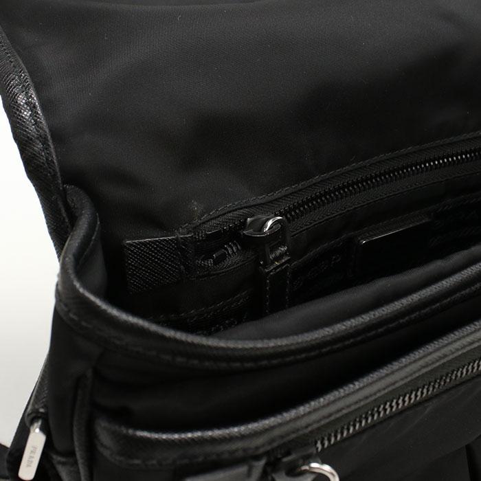 PRADA（プラダ） 中古良品 斜め掛け ショルダーバッグ メンズ ブラック