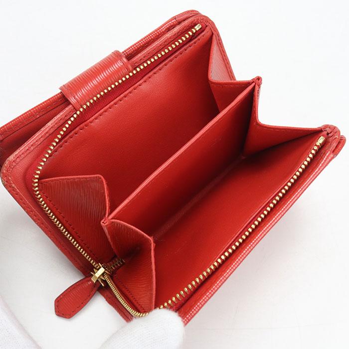 PRADA（プラダ） 中古良品 二つ折り財布 1ML018 ヴィッテロレザー財布