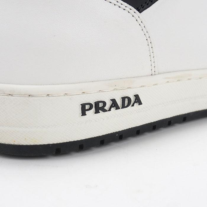 PRADA（プラダ） 中古良品 スニーカー レザースニーカー メンズ
