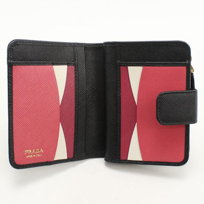 PRADA（プラダ） 中古・未使用 二つ折り財布 1ML018 サフィアーノ