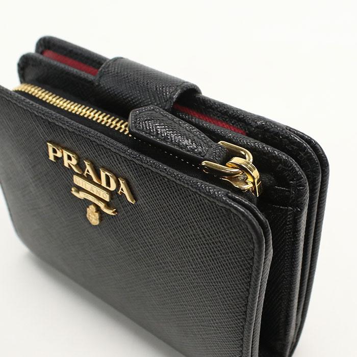 PRADA（プラダ） 中古・未使用 二つ折り財布 1ML018 サフィアーノ