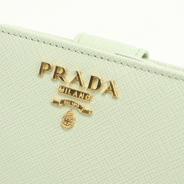 PRADA（プラダ） 中古・未使用 二つ折り財布 サフィアーノ レディース
