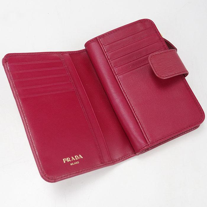 PRADA（プラダ） 中古良品 二つ折り財布 ヴィッテロムーブ レディース