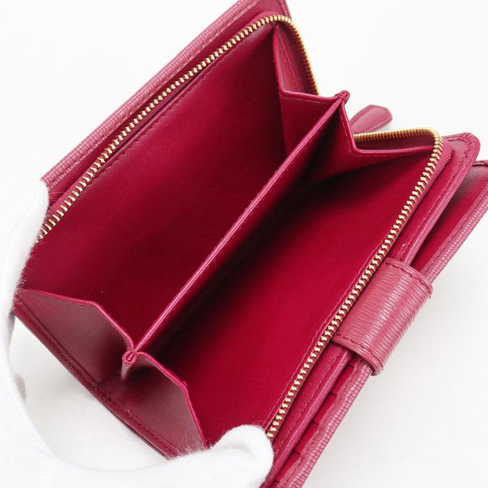 PRADA（プラダ） 中古良品 二つ折り財布 ヴィッテロムーブ レディース